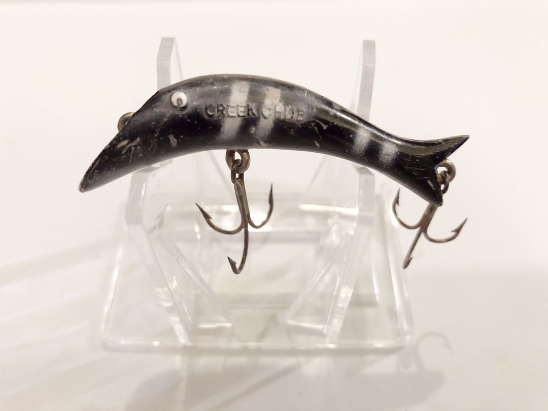 Creek Chub Nikie Black with Silver Ribs