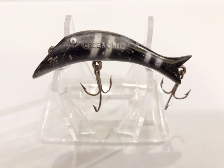 Creek Chub Nikie Black with Silver Ribs