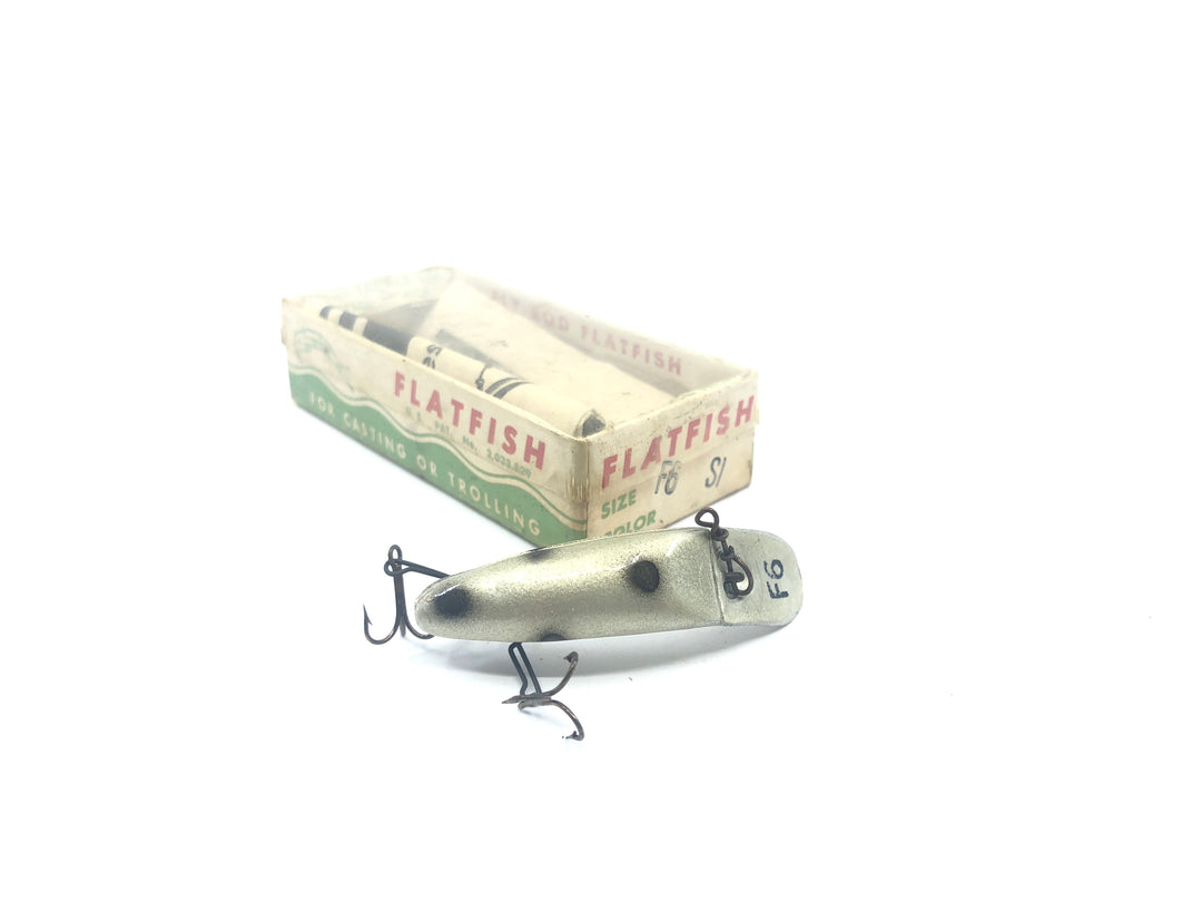 Helin Flatfish F6 Silver with Black Spots with Box