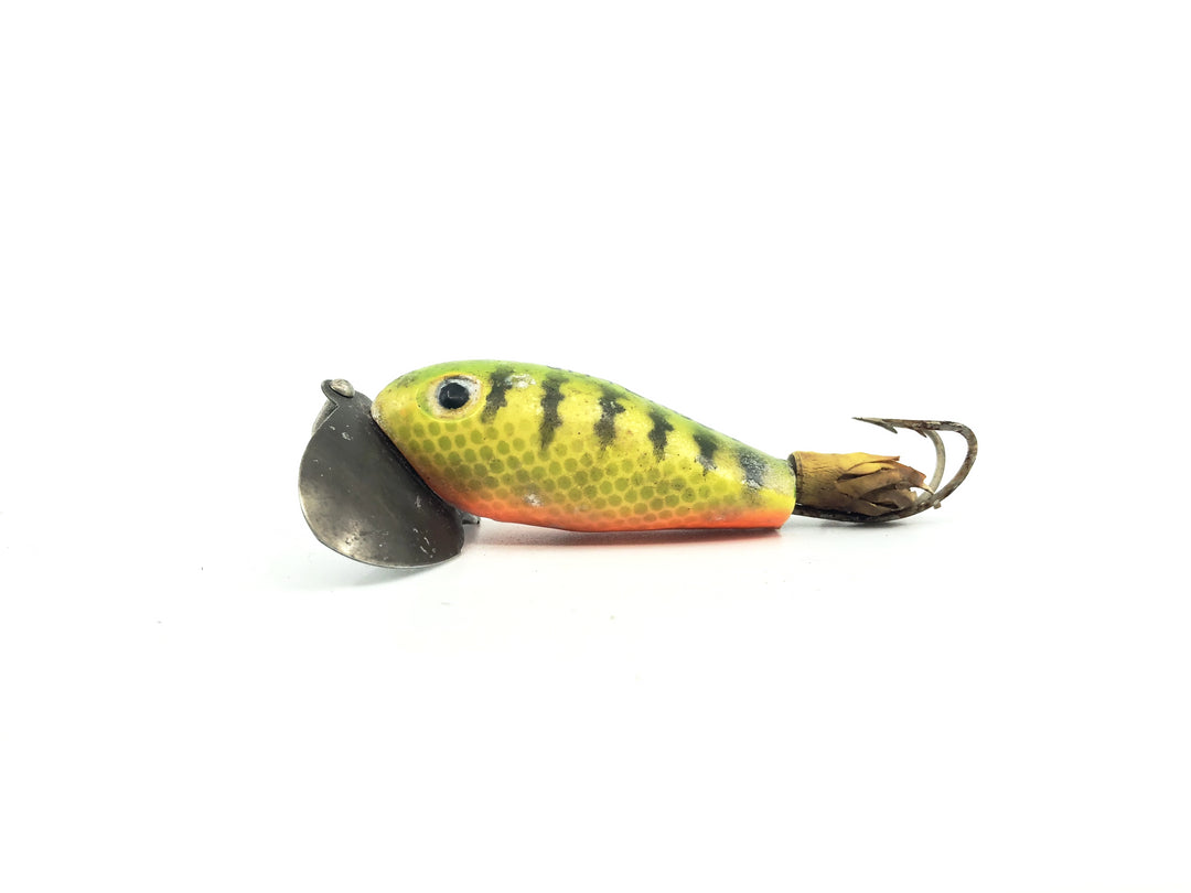 Arbogast Weedless Jitterbug Fluorescent Perch Color