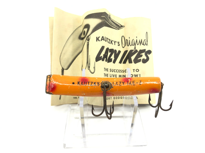 Kautzky Wooden Orange Lazy Ike KL-37 with Box and Paperwork