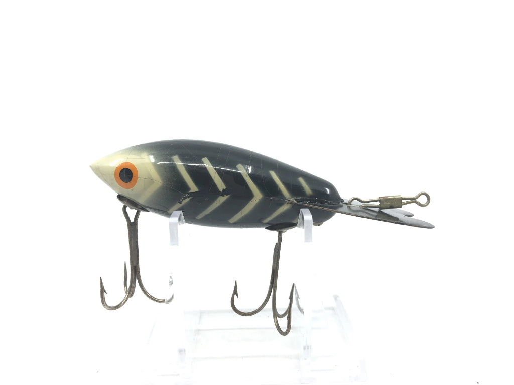 Bomber Wooden 500 Series 514 Black/White Ribs
