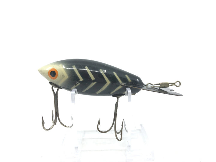 Bomber Wooden 500 Series 514 Black/White Ribs
