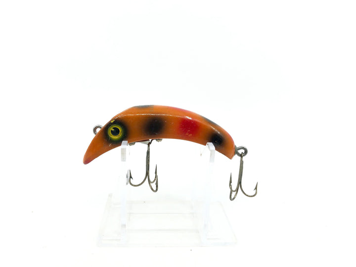 Vintage South Bend Super Snooper Orange with Black Spots Color