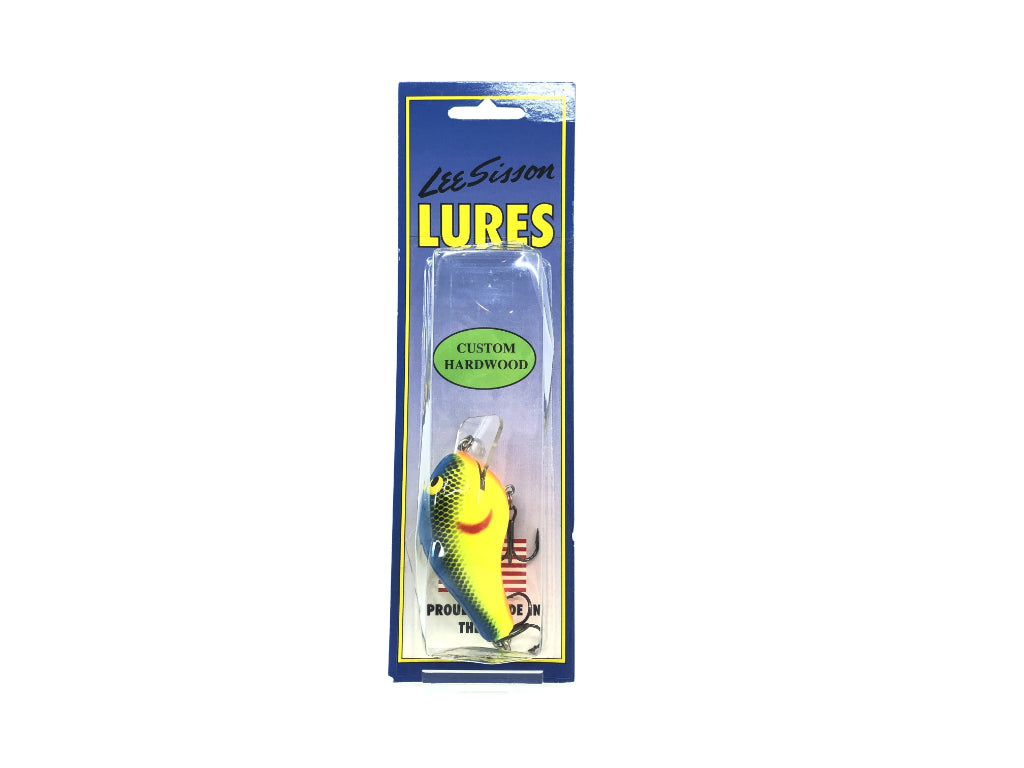 Lee Sisson Lure BS2 Square Bill Crank Color #17 Parrot New on Card