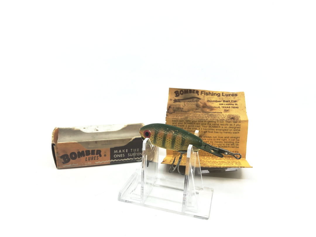 Vintage Wooden Bomber 207 Yellow Perch Color with Box