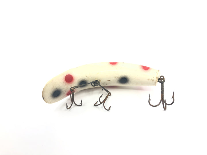 Helin Flatfish S3 WH White with Red and Black Dots Color