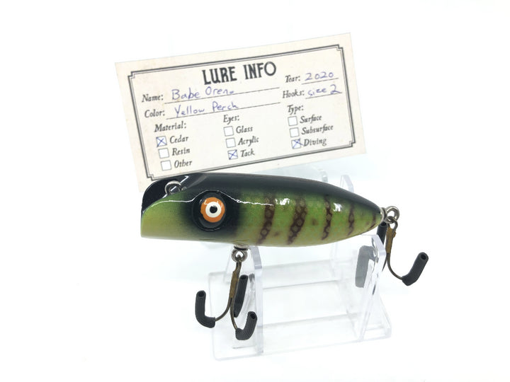 Chautauqua Babe Oreno Yellow Perch Color 2020 Model