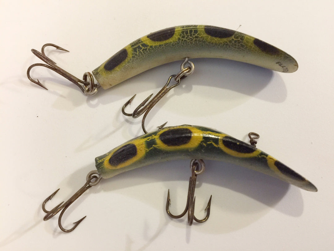 Helin Flatfish X4 in Frog Pattern Two Lures