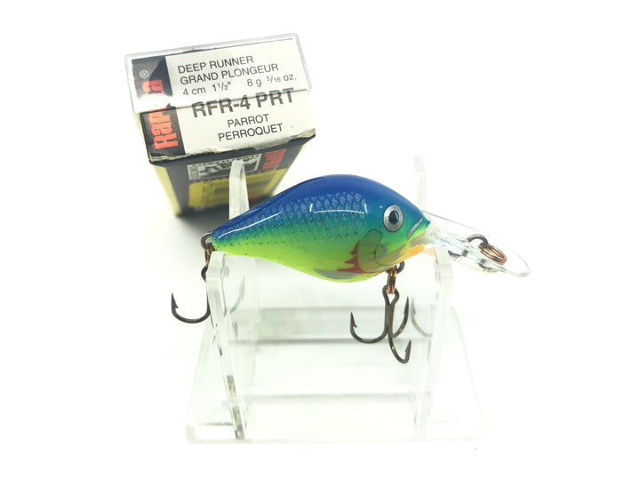 Rapala Rattlin' Fat Rap RFR-4 PRT Parrot Color Lure New in Box