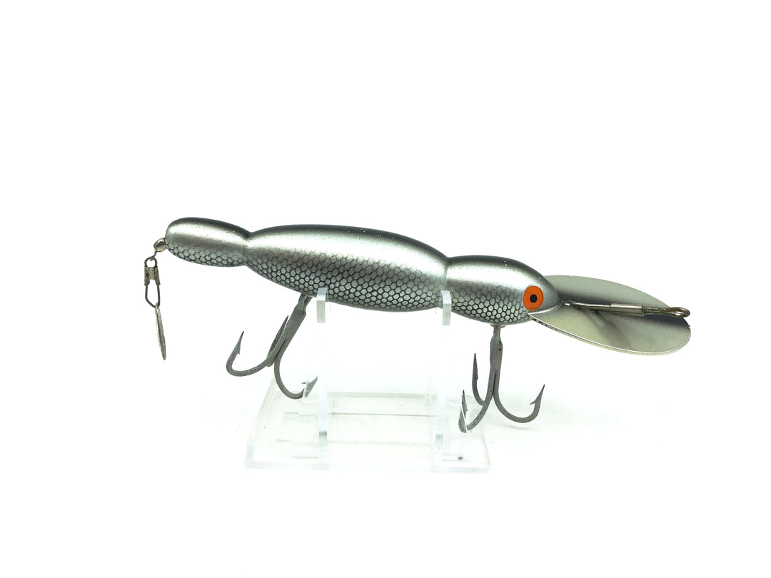 Bomber Water Dog, #33 Silver Scale/Black Stripes Color