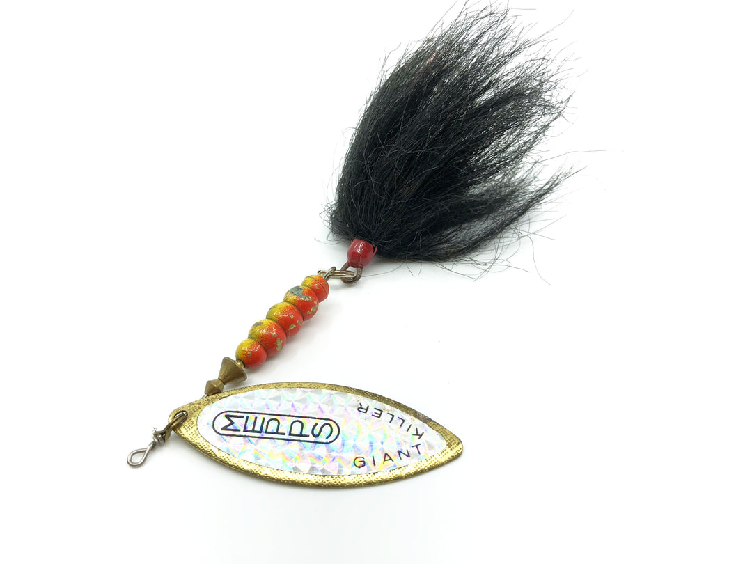 Mepps Giant Killer Silver Flash Blade Musky Bucktail