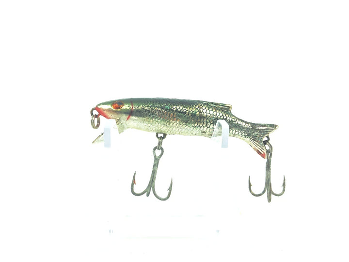Doll Fish Shal-A-Miner Silver and Green Minnow