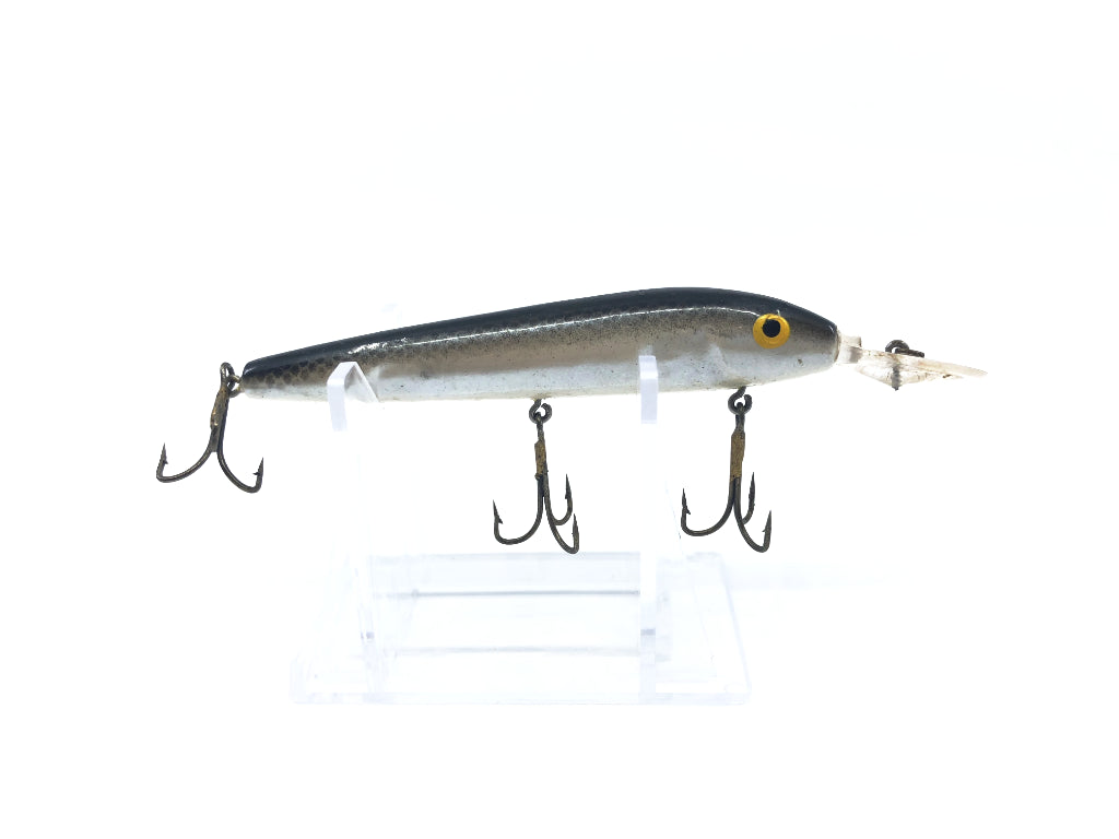 Unmarked Minnow Silver and Black