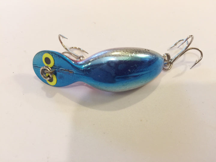 Heddon Tiny Tadpolly Clatter Tad Blue Silver Red