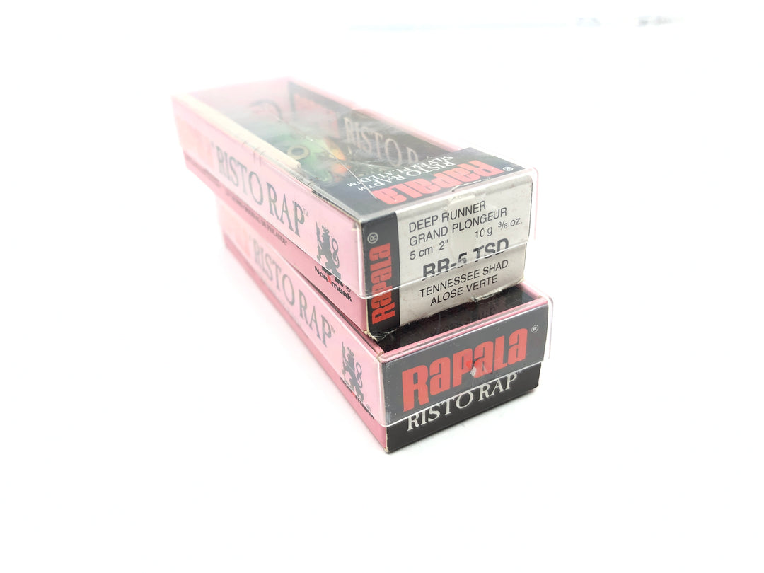 Rapala Risto Rap RR-5 Lot of Two TSD and SD