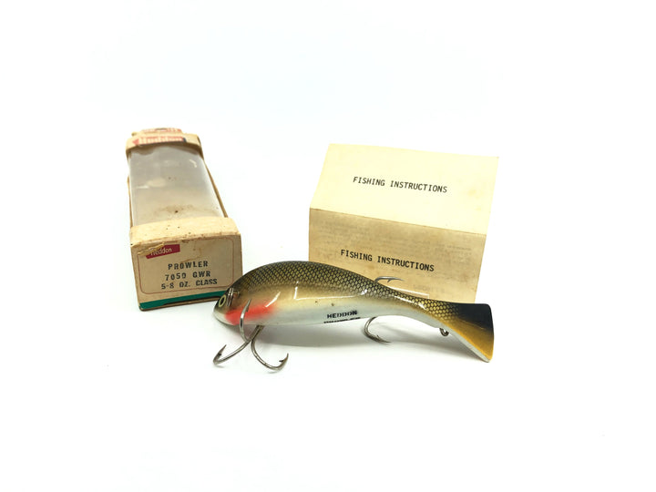 Heddon Prowler 7050, GWR Green/Grey Color with Box