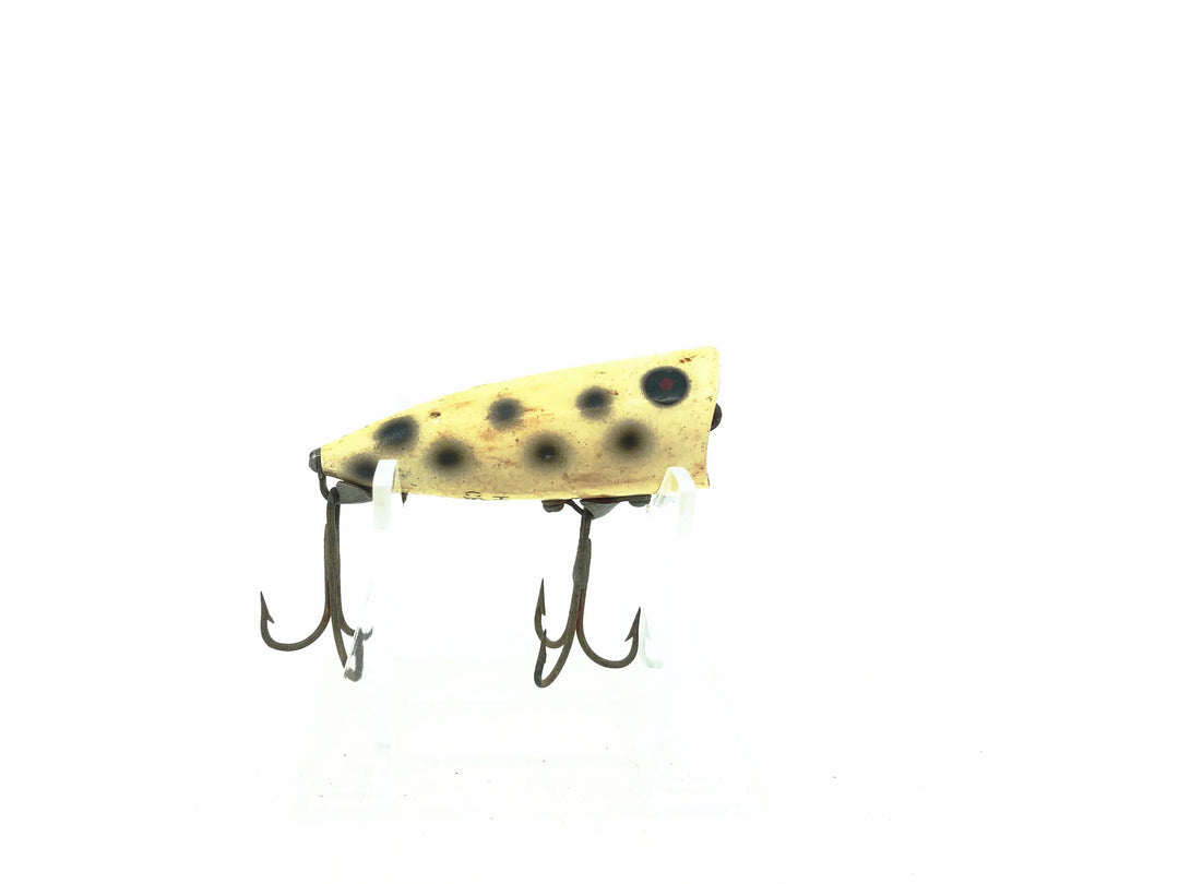 Heddon Chugger Spook Jr. 9520 WBS White/Black Spots Color
