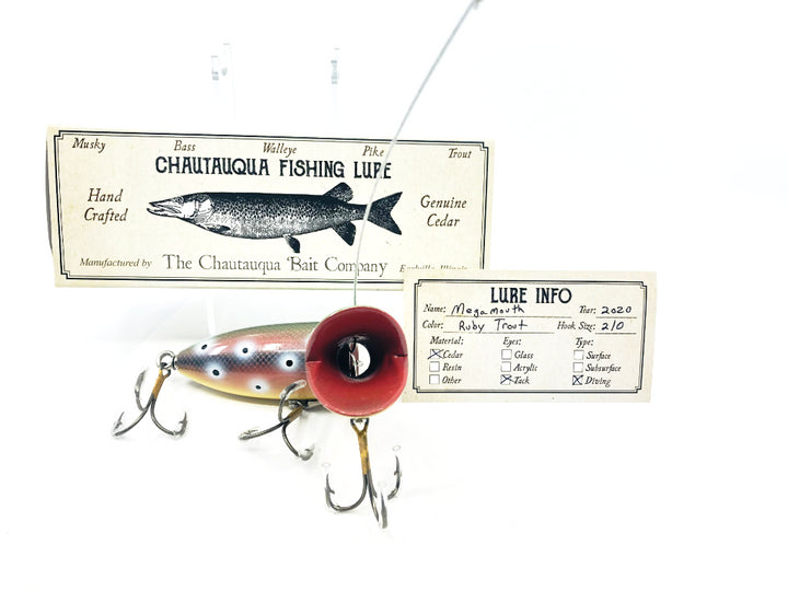 Chautauqua Custom Megamouth in Ruby Trout 2020 Color