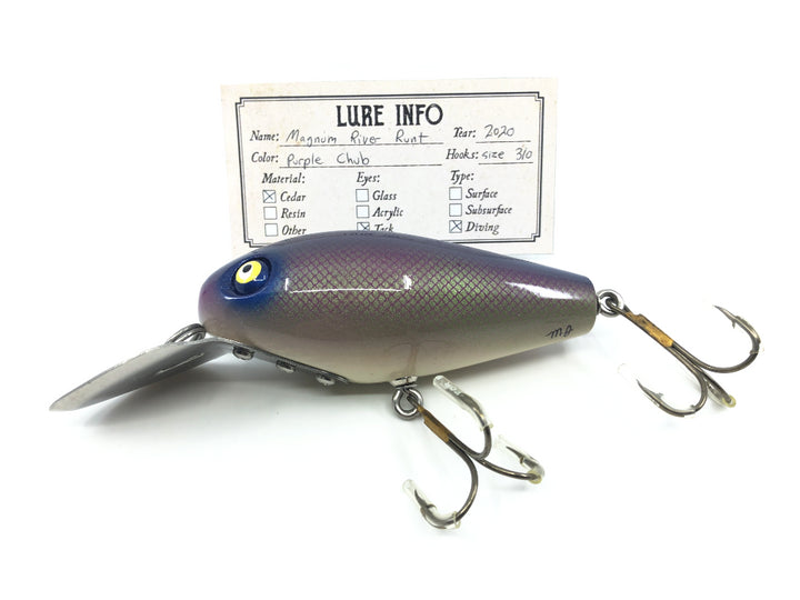 Chautauqua Custom Magnum River Runt in Purple Chub 2020 Color