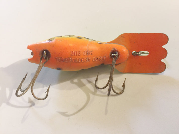 Fred Arbogast Mud Bug Yellow Green Scale Orange
