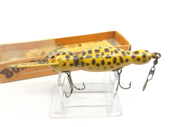 Vintage Wooden Bomber Water Dog with Box Yellow Coachdog Color