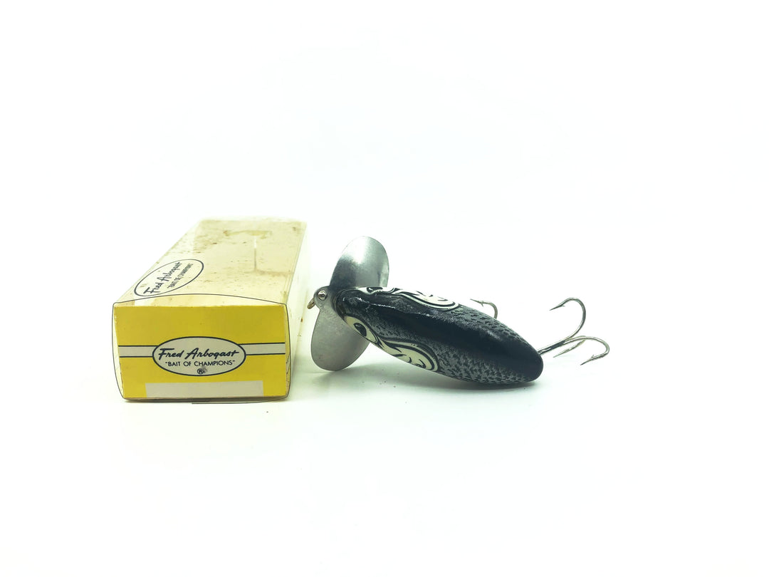 Arbogast Jitterbug Seein's Believin Mouse #247 Color with Box, Flat-Eyed Model.