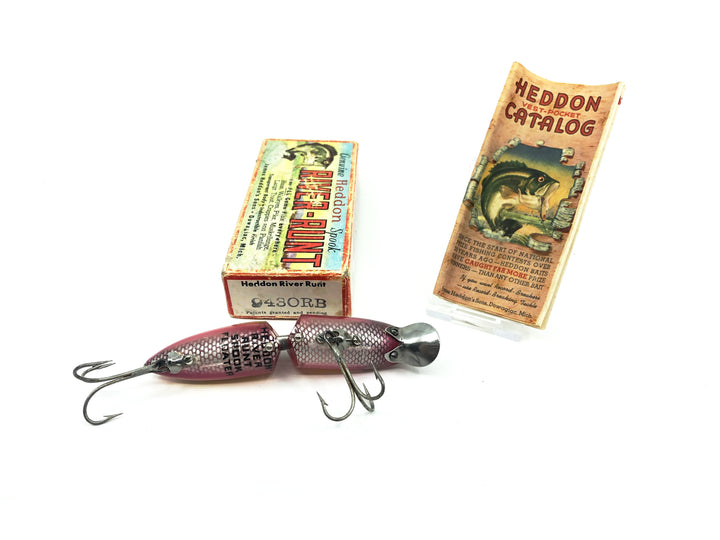 Heddon River Runt Spook Jointed Floater 9430 RB Rainbow Color with Box