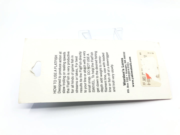 Worden's Helin Flatfish M-2 Musky Size Blue White Scale New on Card