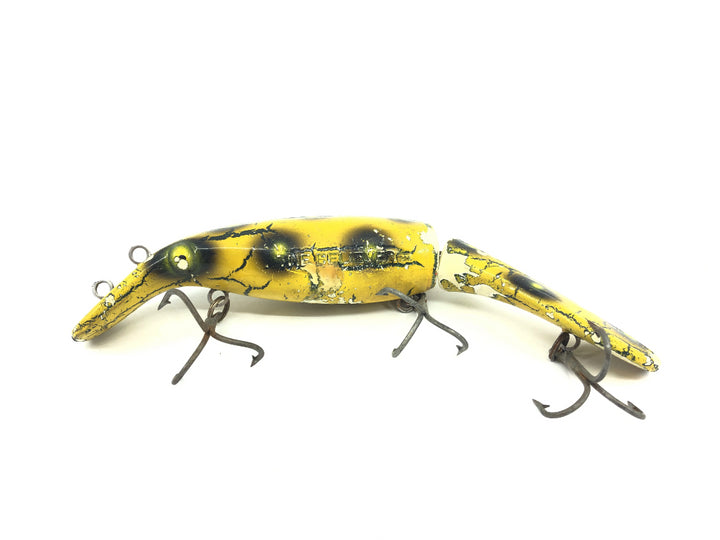 Drifter Tackle The Believer 8" Jointed Musky Lure Yellow Crackle Color