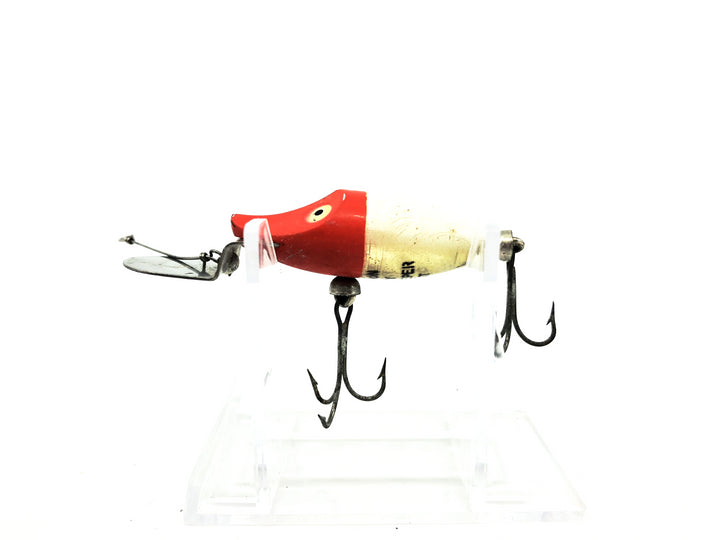 Heddon Tiny Go Deeper River Runt Red Head White Color D350RH