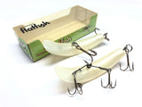 Two Vintage Helin Flatfish U20 in Pearl Color new with Box