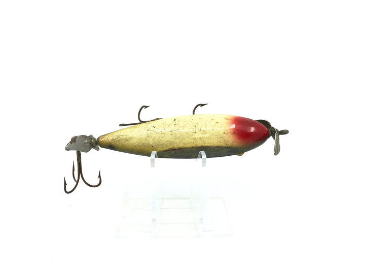 Creek Chub Wooden 1500 Injured Minnow, Frog Color 1519