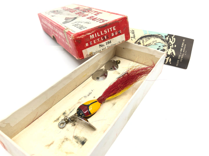 Millsite Beetle Bug Bait with Box and Extra Spinners