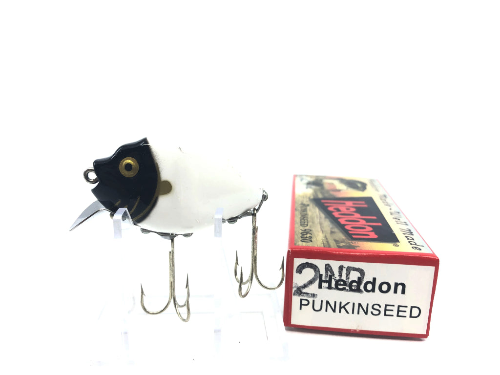 Heddon 9630 2nd Punkinseed X9630BKHG Black Head White Body Gold Color New in Box