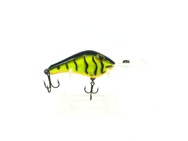 Poe's Super Cedar Deep Diving Series, Chartreuse/Black Back & Ribs Color