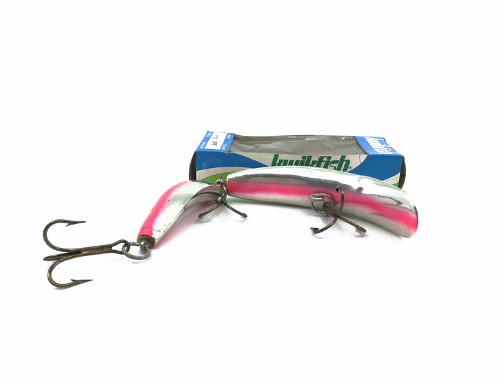 Pre Luhr-Jensen Kwikfish Jointed K18J SPR Red Fluorescent Stripe Color New in Box Old Stock
