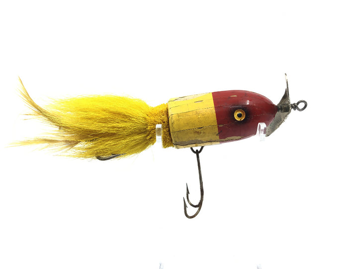 Marathon Musk-E-Munk Yellow and Red Vintage Lure
