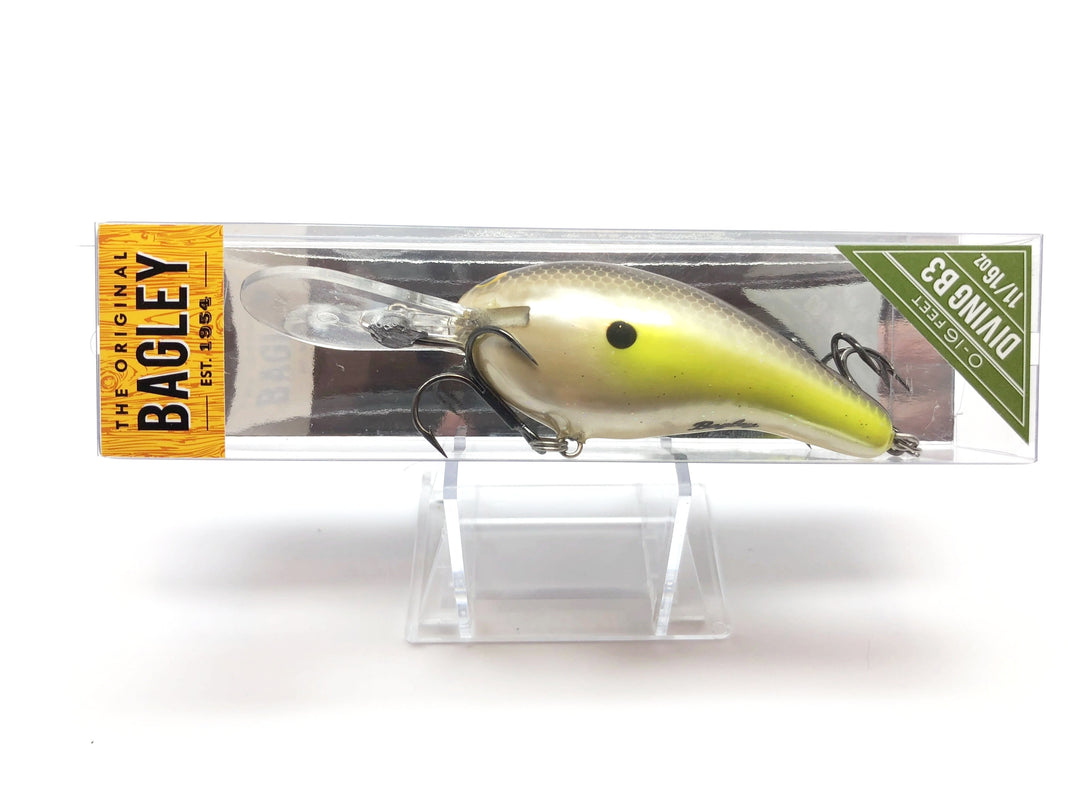 Bagley Diving Balsa B DB3-SS Sexy Shad Color New in Box OLD STOCK