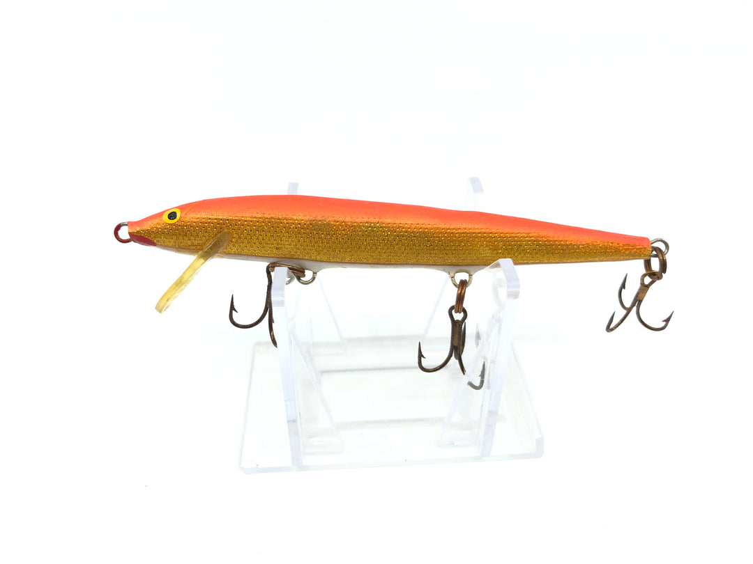 Original Rapala Floating Finland Orange and Gold White Belly Color