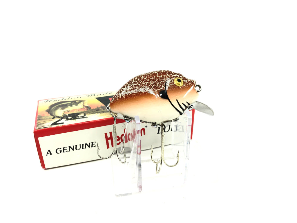 Heddon 9630 2nd Punkinseed X9630WBR White Brown Crackleback Color New in Box