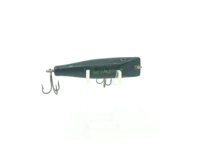 Creek Chub Wooden 9000 Spinning Darter, Frog Color 9019