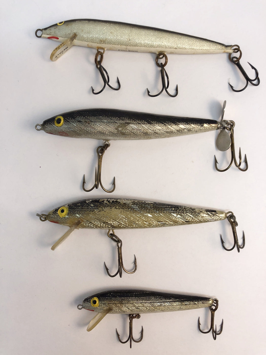 4 Rapala Minnows