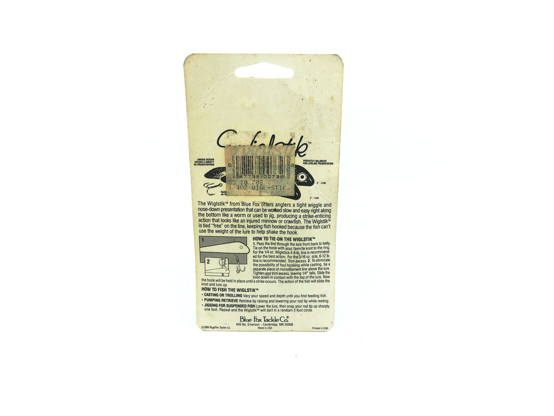 Blue Fox Wiglstik 1/4oz Silver Flitter/Blue Back Color in Package