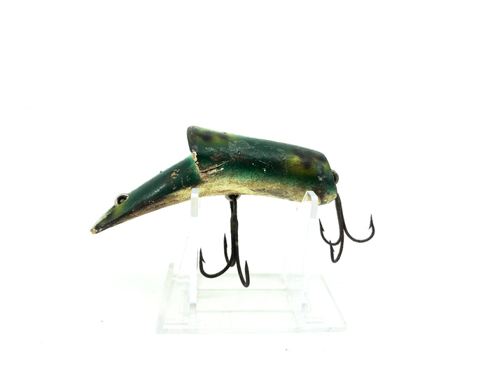 Kautzky Lazy Ike Wooden Top Ike Frog Color