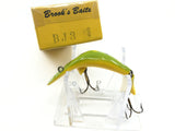 Brook's Baby Reefer Bait with Box and Paperwork Yellow Green Color