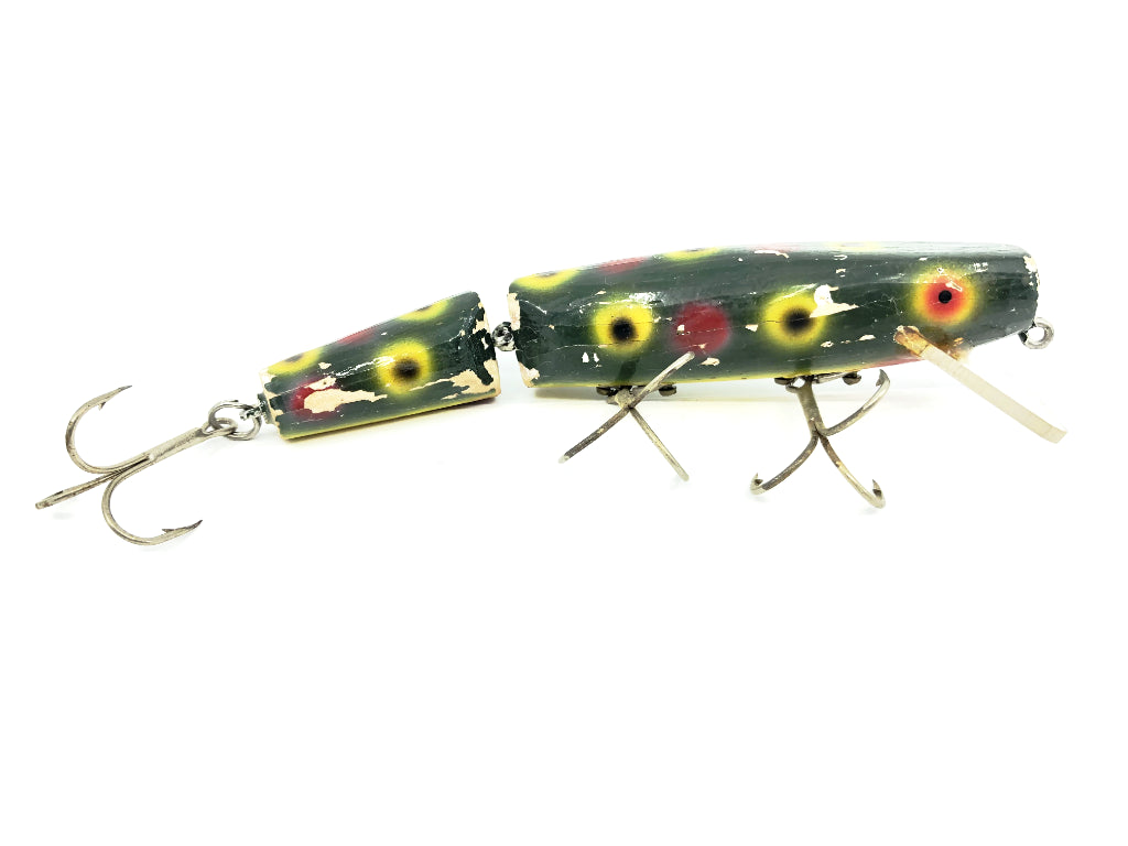 Wiley Jointed 6 1/2" Musky Killer in Red Spotted Frog Color