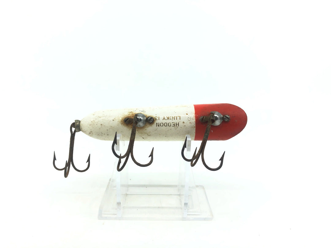 Heddon Lucky 13 Red Head White Color RH