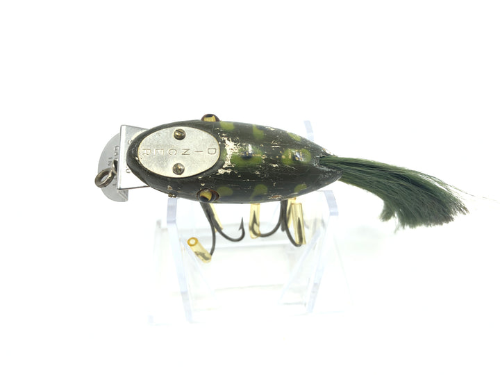 Creek Chub 5600 Dinger in Frog Color 5619 Wooden Lure Glass Eyes