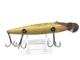 Early Creek Chub Pikie Wooden Glass Eyes Double Line Tie Pikie Color